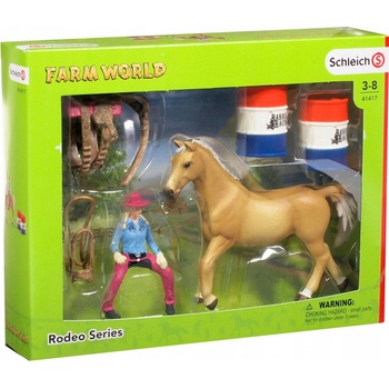 Schleich 41417 Westernová jezdkyně s příslušenstvím