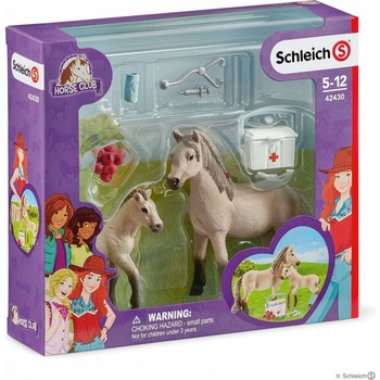 Schleich 42430 Set první pomoci pro islandské hříbě a klisna
