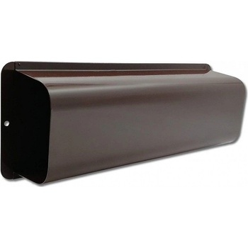 Schránka na noviny Dušan 370x120x80 Hnědá Doprodej