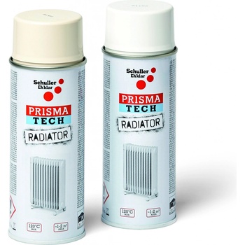 Schuller Eh'klar Prisma Color 91152 RAL 9010 Sprej bílý na topná tělesa a radiátory 400 ml, odstín barva bílá