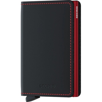 Secrid Slimwallet Matte Black & Red