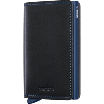 Secrid Slimwallet Original Black Navy černá s modrým pouzdrem