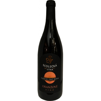Sedlecká vína Veltlínské zelené 2018 Oranžové suché 13,5% 0,75 l (holá láhev)