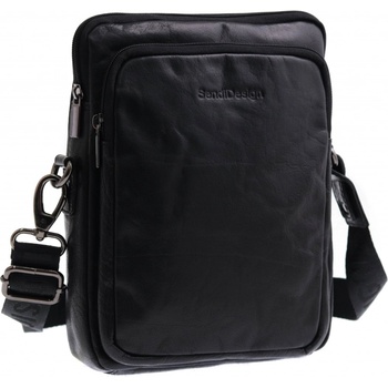 Sendi Design pánská kožená taška přes rameno B-722 černá