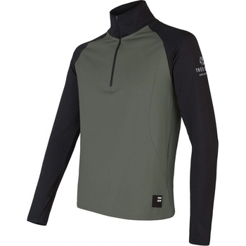 SENSOR COOLMAX THERMO mikina zip olive green/černá
