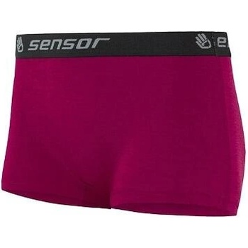 SENSOR MERINO ACTIVE kalhotky s nohavičkou magenta
