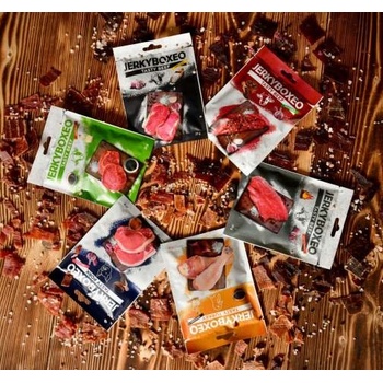 Set prémiového sušeného masa Jerkyboxeo