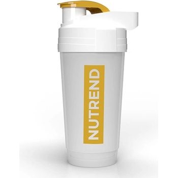 Shaker Nutrend 700 ml průhledná se zlatým logem