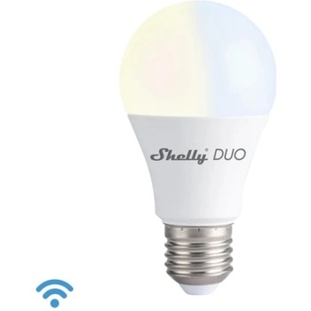 Shelly DUO, stmívatelná 800 lm, E27, nastavitelná teplota bílé, WiFi SHELLY-DUO