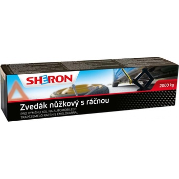 Sheron Zvedák nůžkový s ráčnou 2 t