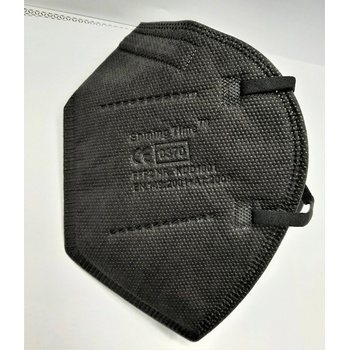 SHINING TIME respirátor FFP2 NR černý 1 ks