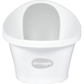 Shnuggle vanička Bílá s šedou stars