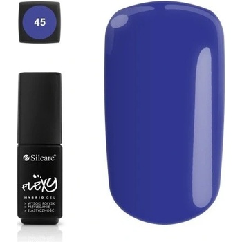 Silcare gel lak Flexy 45 Modrá 4,5 g