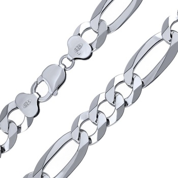 SILVEGO Stříbrný masivní řetěz a náhrdelník pro muže Figaro TTTA3P3006LN