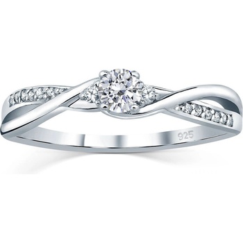 Silvego stříbrný prsten se Swarovski Zirconia FNJR085sw