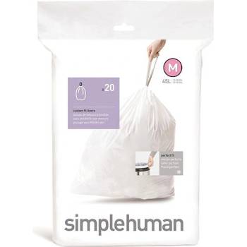 Simplehuman Sáčky 45 L typ M zatahovací 20ks v balení 30µm