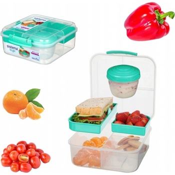 Sistema Box na jídlo s 5 oddíly a kelímkem To Go 1,25 l