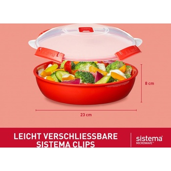 Sistema Kulatý talíř do mikrovlnné trouby 1,29 l