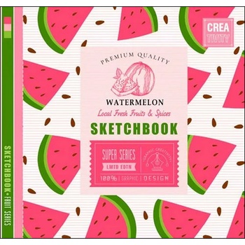 Sketchbook WATERMELON 20 x 20 cm