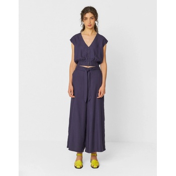 SKFK Dona Trouser Navy Violet