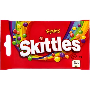 Skittles Fruits ovocné žvýkací bonbony 38 g