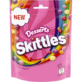Skittles žvýkací bonbonky s příchutí dezertů 152 g
