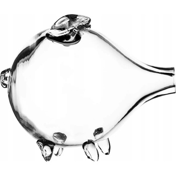 Skleněná pokladnička prasátko 80442