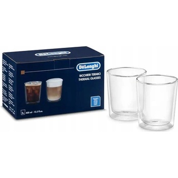 Sklenice na kávu a čaj De'Longhi 2 x 400 ml