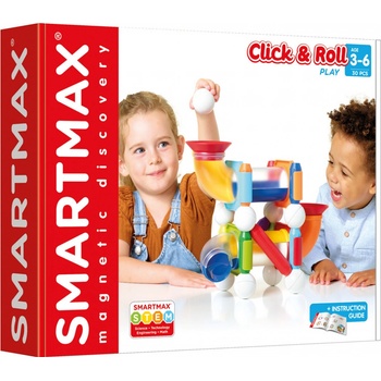 SmartMax magnetická stavebnice dráha pro kuličku 30 ks