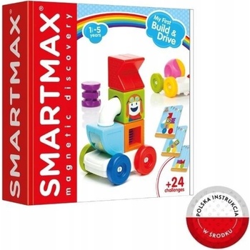 SmartMax Moje první magnetická stavebnice s autem 2v1