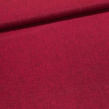 Směsové plátno EDGAR 34 vínový melír, š.140cm (látka v metráži)