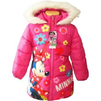 Smiley dívčí bunda Minnie květiny růžová