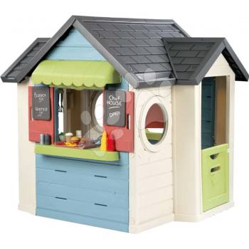 Smoby Domeček se zahradní restaurací Chef House DeLuxe s podlahou