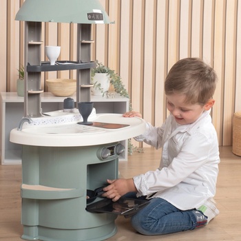 Smoby Kuchyňka Nova Kitchen v minimalistickém designu s 13 doplňky výška 78 cm