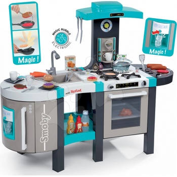 Smoby Kuchyňka Tefal French Touch Bubble modro-šedá