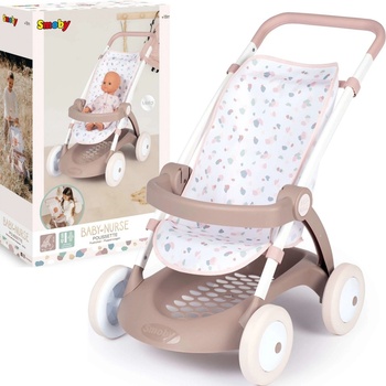 Smoby sportovní Violette Baby Nurse 55 cm rukojeť