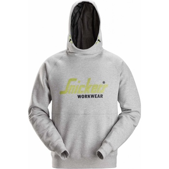 Snickers Workwear mikina s kapucí šedá 28452800003