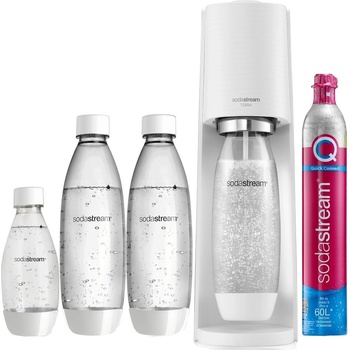 SodaStream Terra White + 2 láhve Fuse 1l + láhev 0,5l