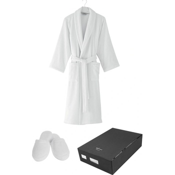 Soft Cotton pánský a dámský župan micro cotton bílá