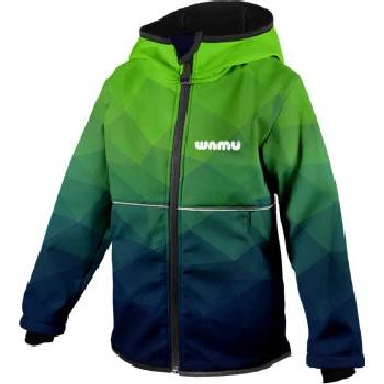 Softshellová bunda dětská MOZAIKA zelená