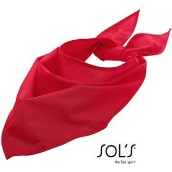 Sol´s šátek trojcípí Bandana červená