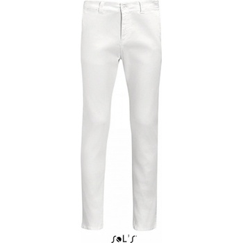 Sol's úplé kalhoty Jules s elastanem Bílá