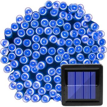 Solar 103 12 Solární vánoční řetěz modrá 100LED 12Metrů