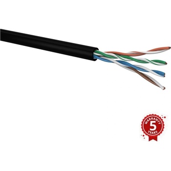 Solarix SXKD-5E-UTP-PE venkovní UTP, Cat5E, drát, PE, box, 100m
