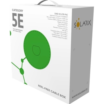 Solarix SXKD-5E-UTP-PVC CAT5E UTP PVC Eca, 100m