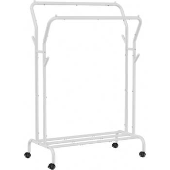 SONGOMICS HSR107B01 věšák na šaty bílý 155 cm