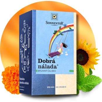 Sonnentor Bio Dobrá nálada Bio porcovaný bylinný čaj 18 x 1,5 g