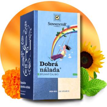 Sonnentor Bio Dobrá nálada Bio porcovaný bylinný čaj 18 x 1,5 g
