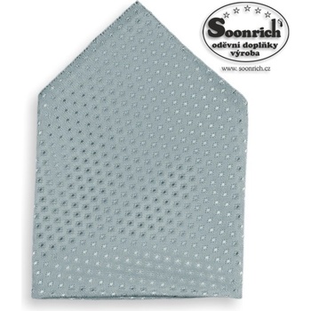 Soonrich kapesník šedý do saka kat013