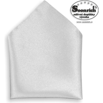 Soonrich kapesník stříbrný společenský kab021